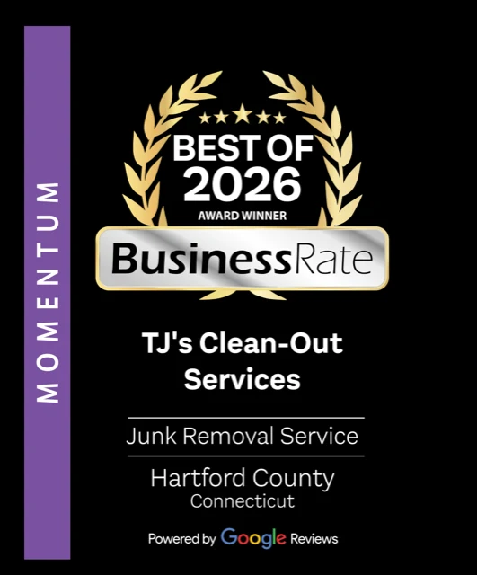 BusinessRate Best of 2026 Award Winner: TJ's Clean-Out Services, Junk Removal Service, Hartford County, Connecticut